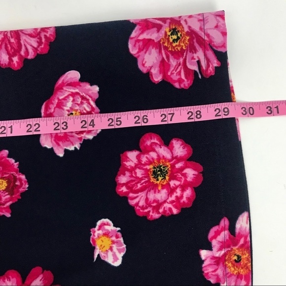 Mud Pie Pippa Off-the-Shoulder Navy Pink Floral - Picture 13 of 13